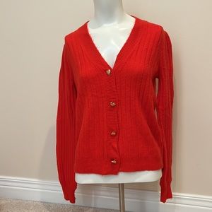 Loft Heart button sweater. Never worn.